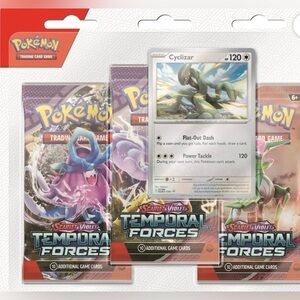 POKEMON SV5 TEMPORAL FORCES 3PK BLISTER